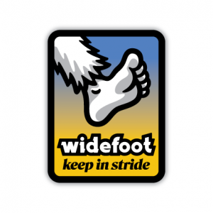 Widefoot Keep In Stride Sticker